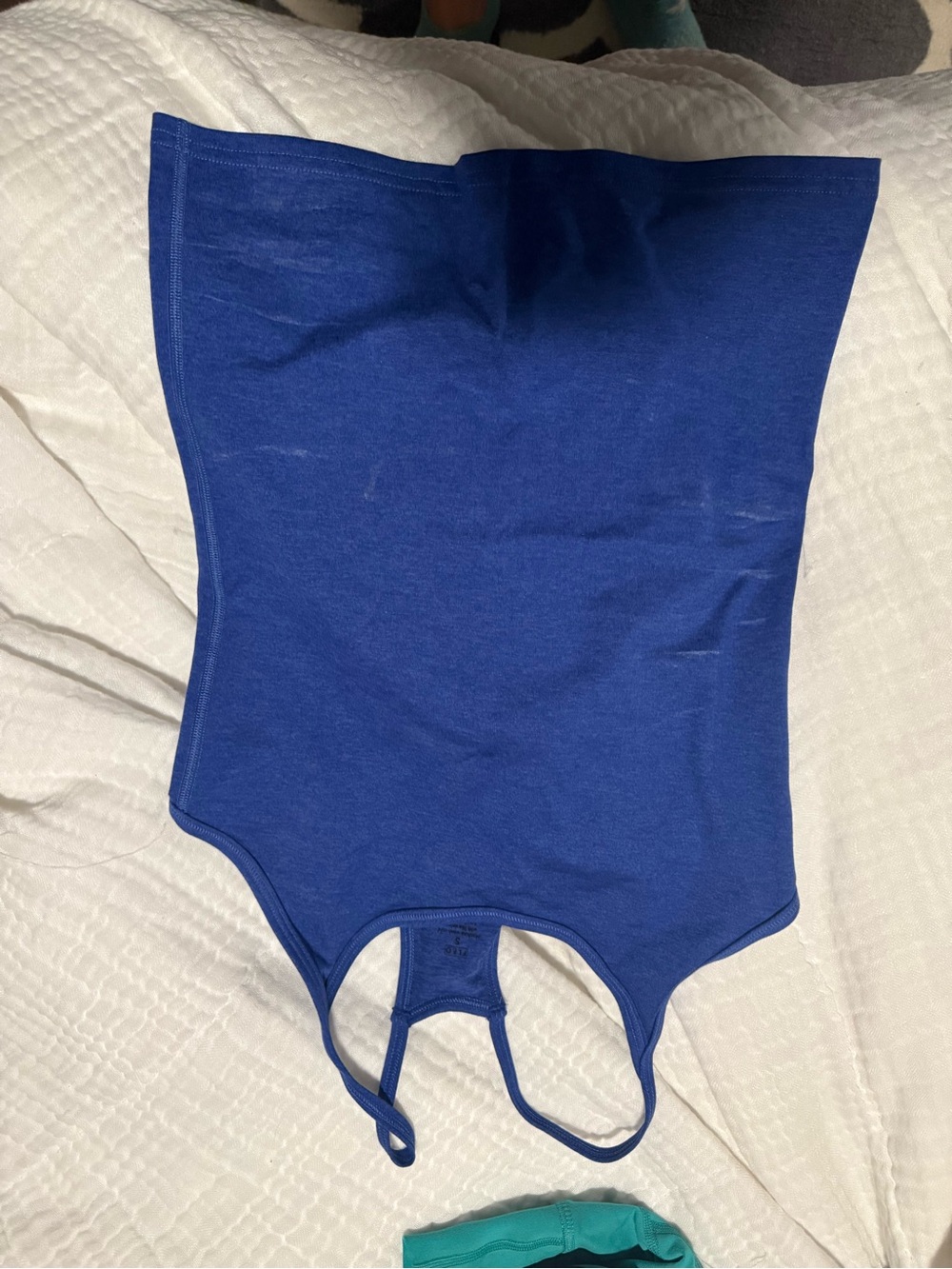 Fleo Royal Blue Ribbed Tank Top